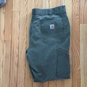 Carhartt Men's Relaxed Straight Rigby Dungaree
Moss Green, size 38x30